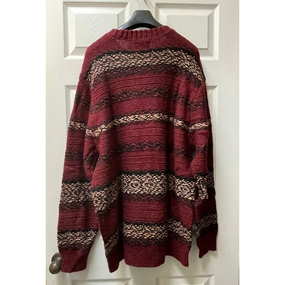 Lucky Brand Men's 2XL‎ Fair Isle Jacquard Crewneck Sweater NWT $99.00